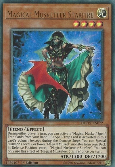 Magical Musketeer Starfire [DUOV-EN072] Ultra Rare | North Game Den