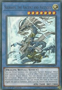 Sauravis, the Ancient and Ascended [DUOV-EN075] Ultra Rare | North Game Den