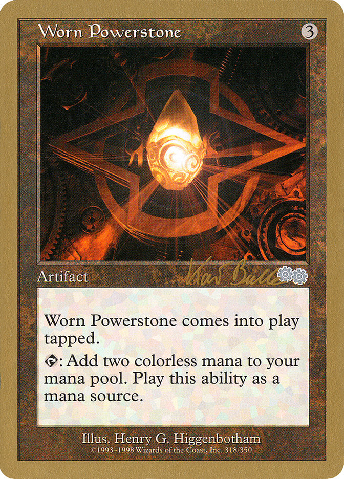 Worn Powerstone (Kai Budde) [World Championship Decks 1999] | North Game Den