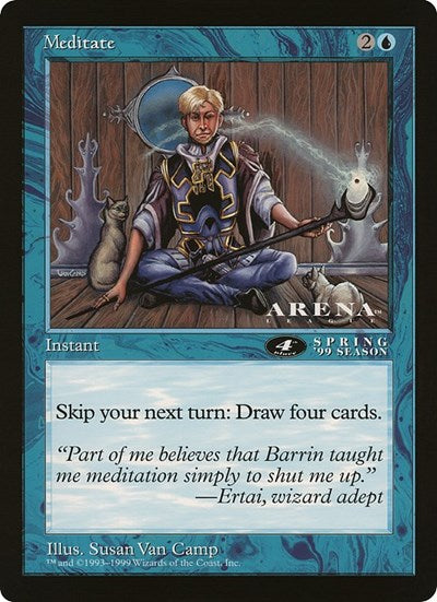 Meditate (4th Place) (Oversized) [Oversize Cards] | North Game Den