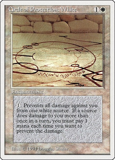 Circle of Protection: White [Summer Magic / Edgar] | North Game Den