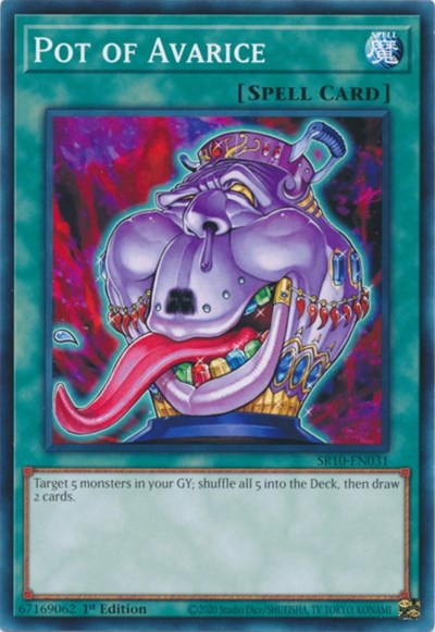 Pot of Avarice [SR10-EN031] Common | North Game Den