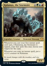 Kalamax, the Stormsire (Commander 2020) [Oversize Cards] | North Game Den