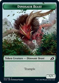 Dinosaur Beast Token [Ikoria: Lair of Behemoths] | North Game Den