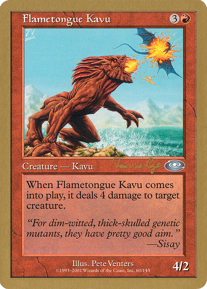 Flametongue Kavu (Tom van de Logt) [World Championship Decks 2001] | North Game Den