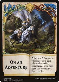 On An Adventure Double-sided Emblem (Challenger 2020) [Unique and Miscellaneous Promos] | North Game Den