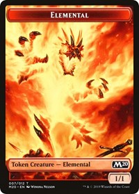 Elemental // Satyr Double-sided Token (Challenger 2020) [Unique and Miscellaneous Promos] | North Game Den