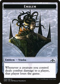 Vraska Emblem // Human Double-sided Token (Challenger 2020) [Unique and Miscellaneous Promos] | North Game Den