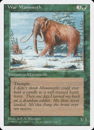 War Mammoth [Fourth Edition] | North Game Den