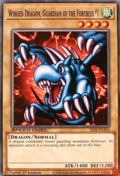 Winged Dragon, Guardian of the Fortress #1 [SS04-ENA04] Common | North Game Den