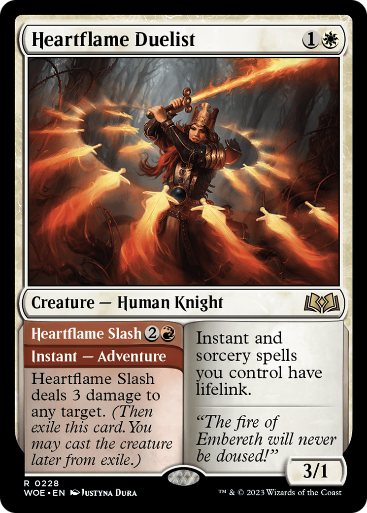 Heartflame Duelist // Heartflame Slash [Wilds of Eldraine] | North Game Den