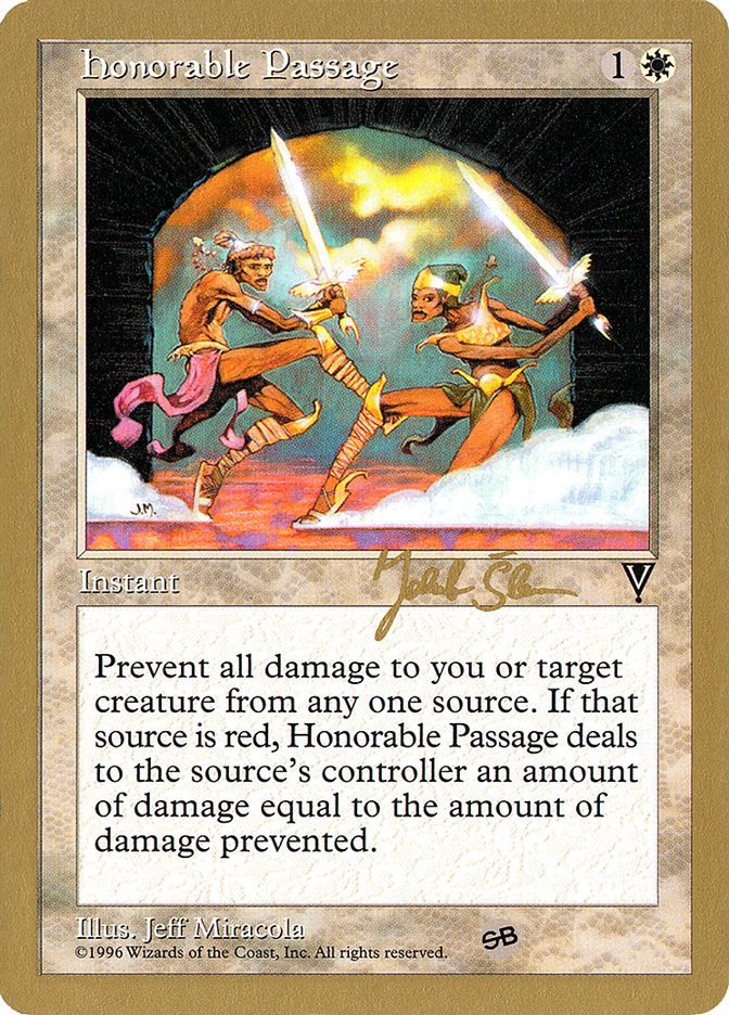 Honorable Passage (Jakub Slemr) (SB) [World Championship Decks 1997] | North Game Den