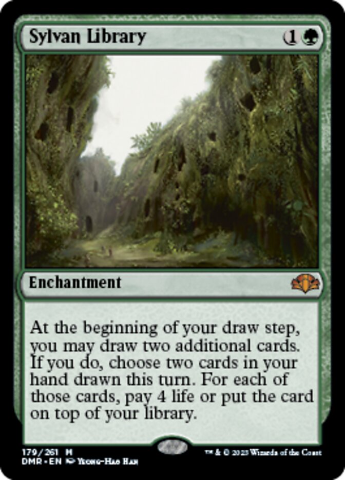 Sylvan Library [Dominaria Remastered] | North Game Den