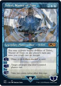 Teferi, Master of Time (Showcase) (291) [Core Set 2021] | North Game Den