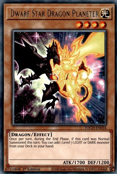 Dwarf Star Dragon Planeter [TOCH-EN034] Rare | North Game Den