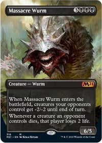 Massacre Wurm (Alternate Art) [Core Set 2021] | North Game Den