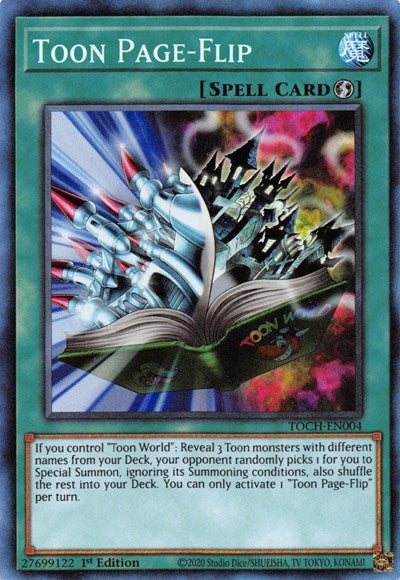 Toon Page-Flip (CR) [TOCH-EN004] Collector's Rare | North Game Den