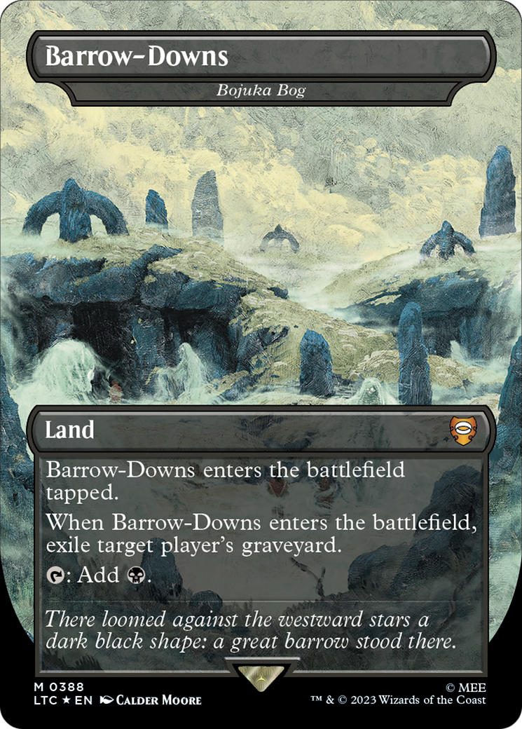 Barrow-Downs - Bojuka Bog (Surge Foil Realms and Relics) [The Lord of the Rings: Tales of Middle-Earth Commander] | North Game Den