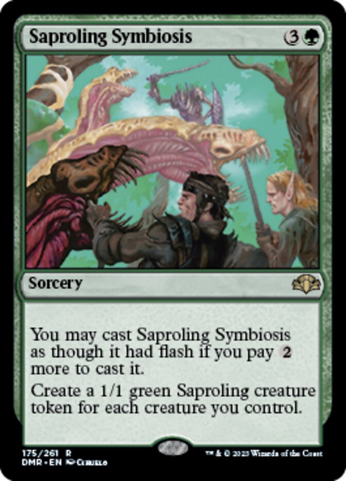 Saproling Symbiosis [Dominaria Remastered] | North Game Den