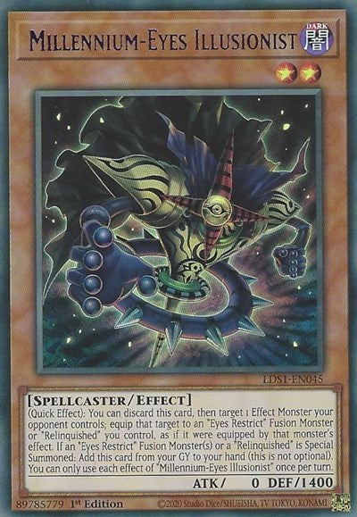Millennium-Eyes Illusionist (Purple) [LDS1-EN045] Ultra Rare | North Game Den