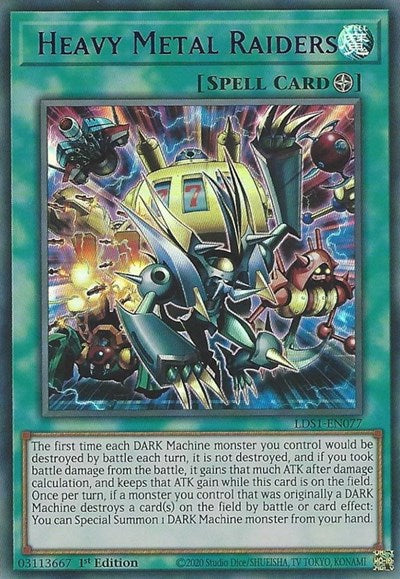 Heavy Metal Raiders (Purple) [LDS1-EN077] Ultra Rare | North Game Den