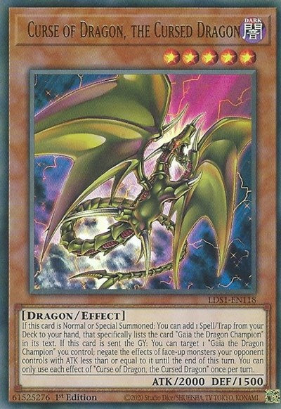 Curse of Dragon, the Cursed Dragon [LDS1-EN118] Ultra Rare | North Game Den