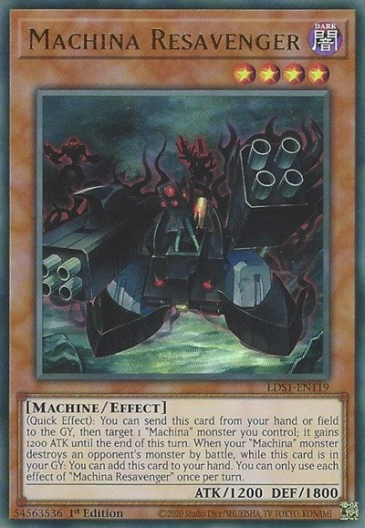 Machina Resavenger [LDS1-EN119] Ultra Rare | North Game Den