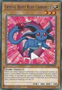 Crystal Beast Ruby Carbuncle [LDS1-EN092] Common | North Game Den