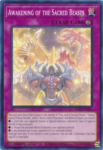 Awakening of the Sacred Beasts [SDSA-EN035] Common | North Game Den