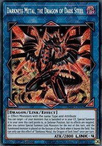 Darkness Metal, the Dragon of Dark Steel [BLAR-EN047] Secret Rare | North Game Den