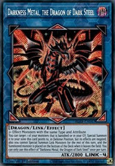 Darkness Metal, the Dragon of Dark Steel [BLAR-EN047] Secret Rare | North Game Den