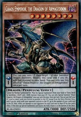 Chaos Emperor, the Dragon of Armageddon [BLAR-EN051] Secret Rare | North Game Den