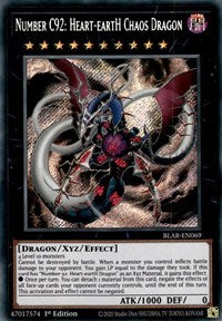 Number C92: Heart-eartH Chaos Dragon [BLAR-EN069] Secret Rare | North Game Den