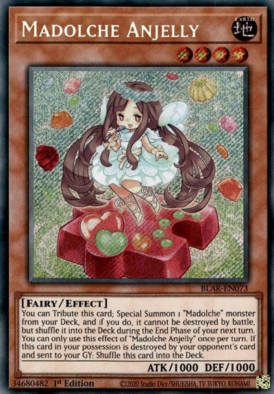 Madolche Anjelly [BLAR-EN073] Secret Rare | North Game Den