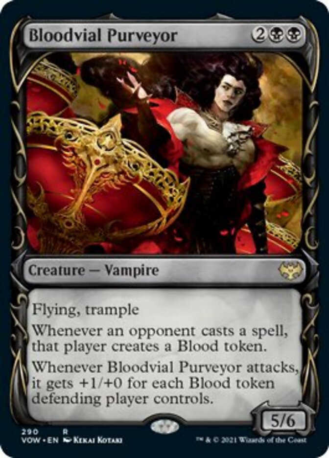 Bloodvial Purveyor (Showcase Fang Frame) [Innistrad: Crimson Vow] | North Game Den