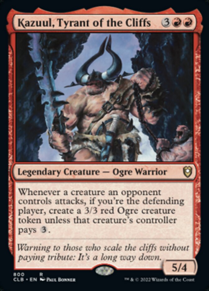 Kazuul, Tyrant of the Cliffs [Commander Legends: Battle for Baldur's Gate] | North Game Den