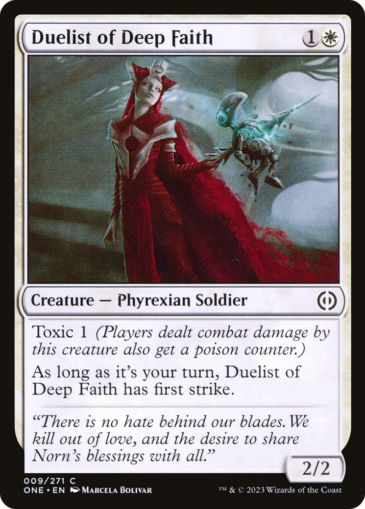 Duelist of Deep Faith [Phyrexia: All Will Be One] | North Game Den