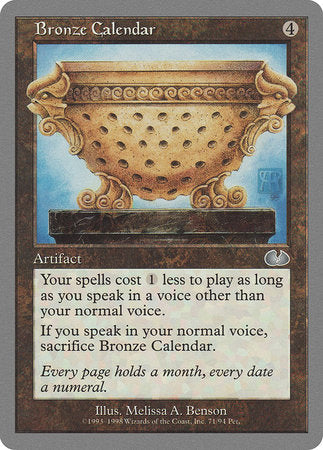 Bronze Calendar [Unglued] | North Game Den