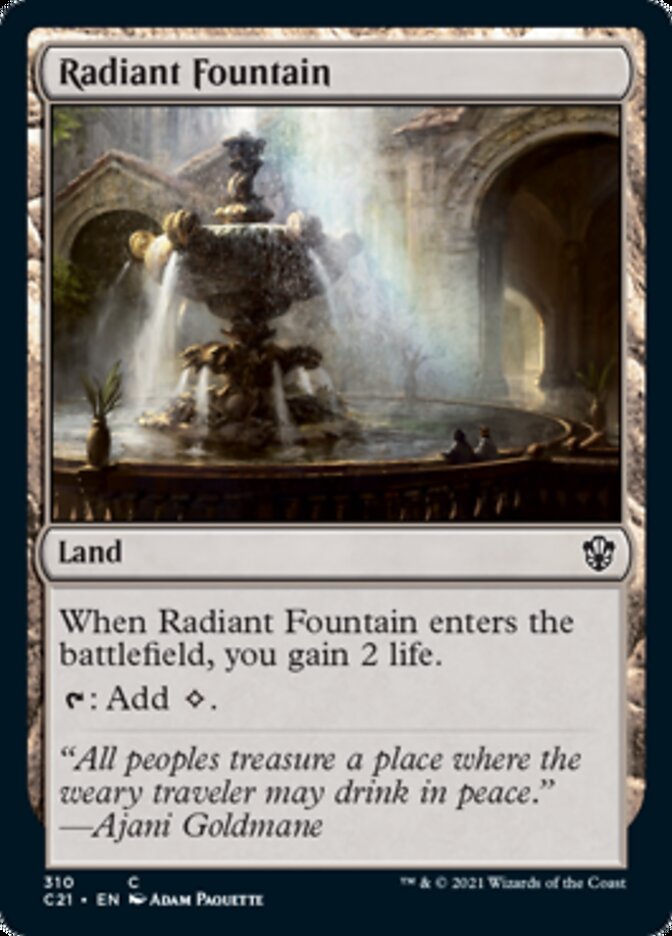 Radiant Fountain [Commander 2021] | North Game Den