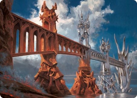 Silverbluff Bridge Art Card [Modern Horizons 2 Art Series] | North Game Den