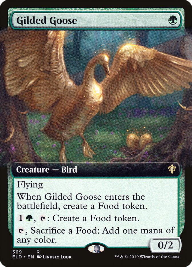 Gilded Goose (Extended Art) [Throne of Eldraine] | North Game Den