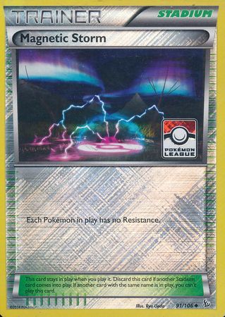 Magnetic Storm (91/106) (League Promo) [XY: Flashfire] | North Game Den