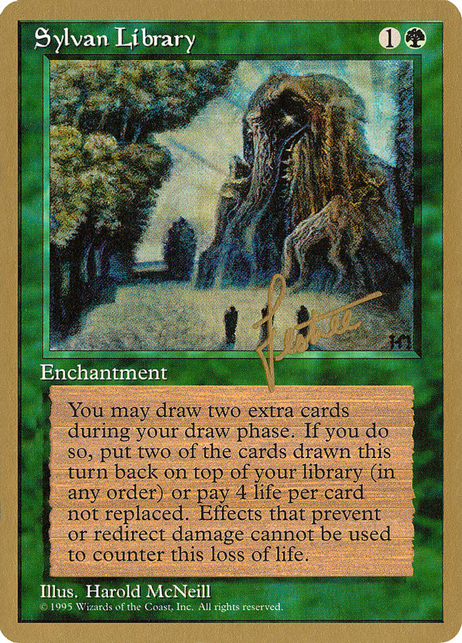 Sylvan Library (Bertrand Lestree) [Pro Tour Collector Set] | North Game Den