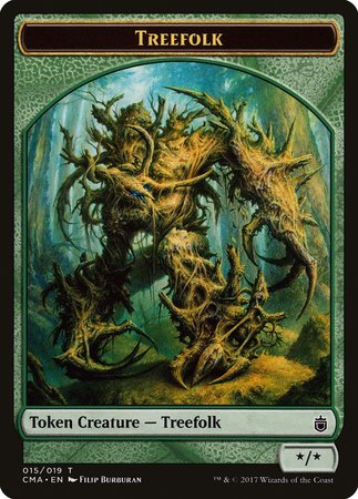 Treefolk Token (015) [Commander Anthology Tokens] | North Game Den