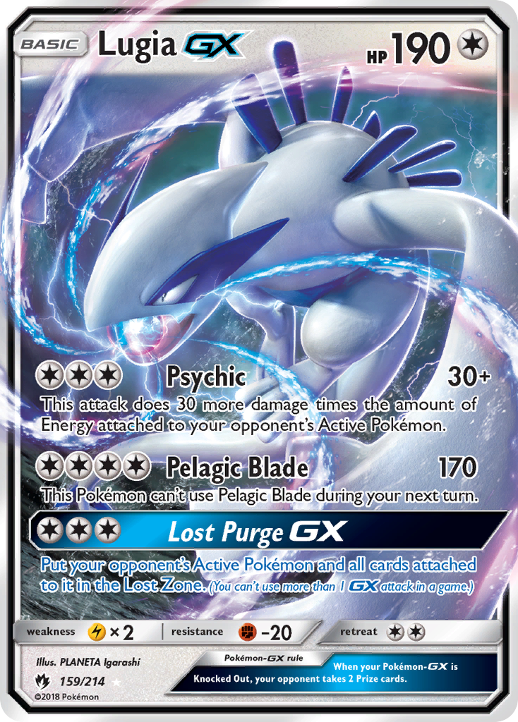 Lugia GX (159/214) [Sun & Moon: Lost Thunder] | North Game Den