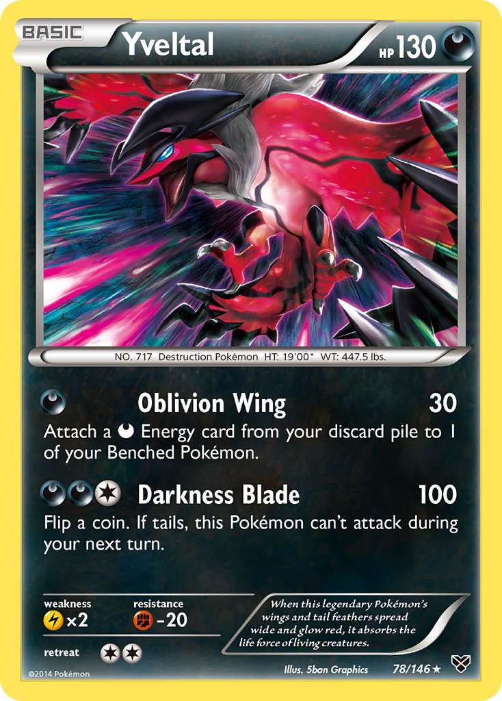 Yveltal (78/146) (Theme Deck Exclusive) [XY: Base Set] | North Game Den