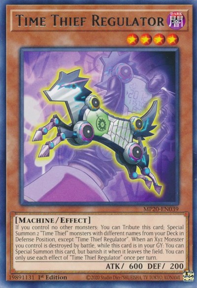 Time Thief Regulator [MP20-EN039] Rare | North Game Den