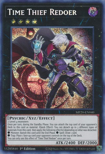 Time Thief Redoer [MP20-EN040] Prismatic Secret Rare | North Game Den