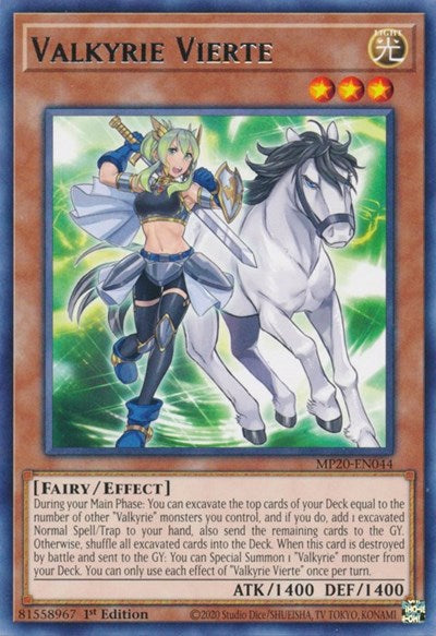 Valkyrie Vierte [MP20-EN044] Rare | North Game Den