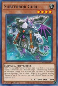 Subterror Guru [MP20-EN047] Rare | North Game Den